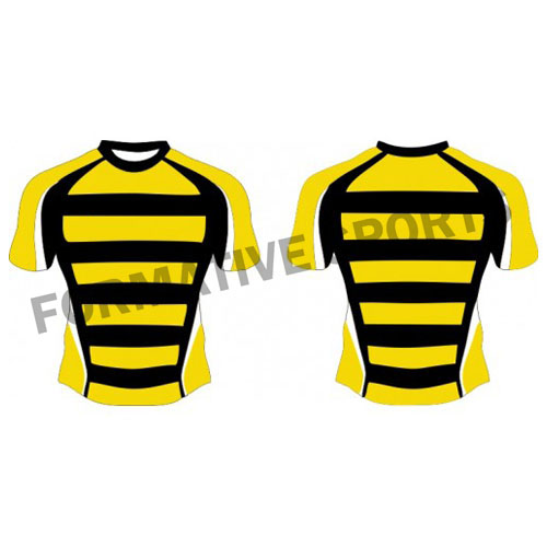 custom sublimation rugby jersey